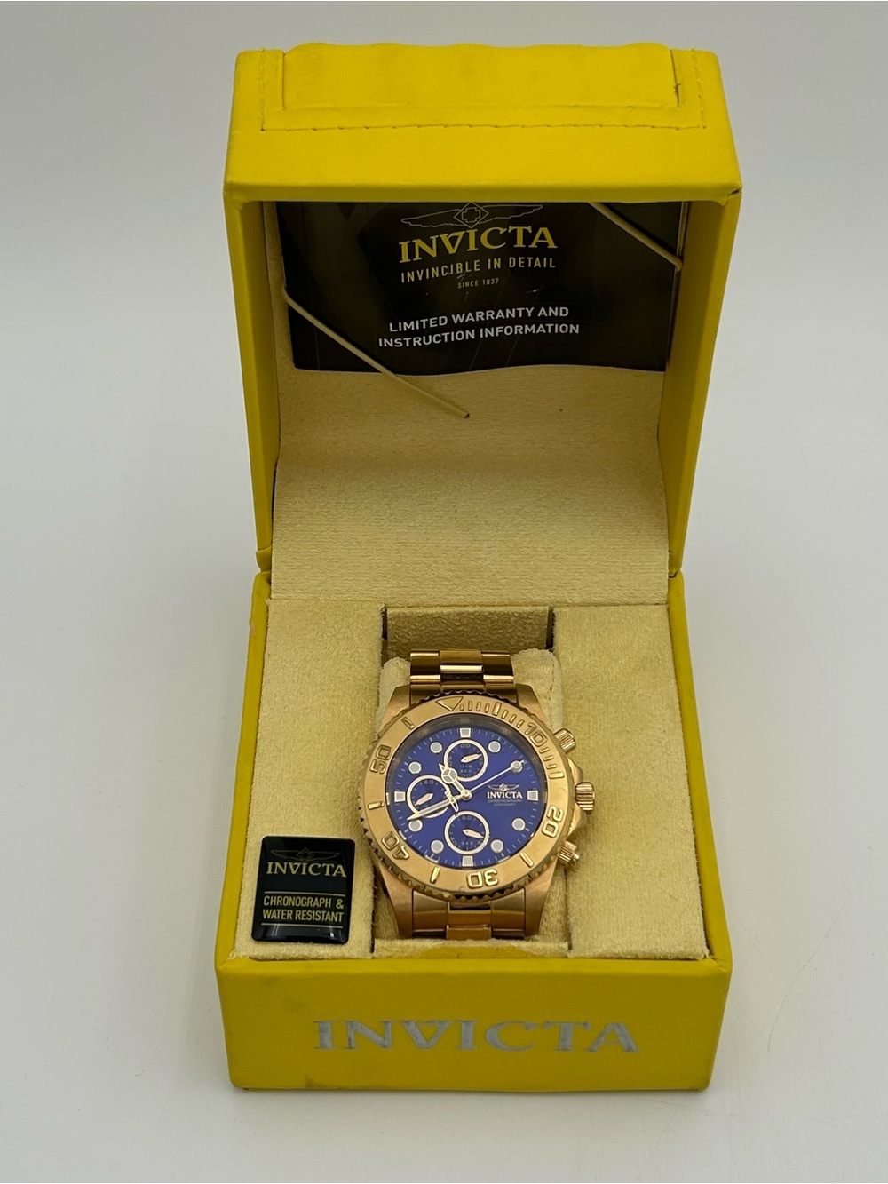 Invicta Gold-Tone Men's Chronograph Watch 19157